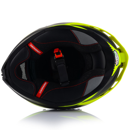 KASK MOTOCYKLOWY | VITO PRESTO FLUO | INTEGRALNY + PINLOCK + BLENDA