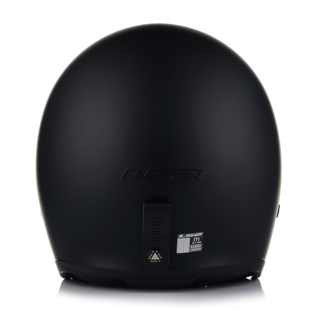 KASK MOTOCYKLOWY LS2 OF599 SPITFIRE MATT BLACK + JASNA I CIEMNA SZYBA