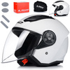 OTWARTY KASK MOTOCYKLOWY LS2 OF616 AIRFLOW II BIAŁY POŁYSK SKUTER CHOPPER 