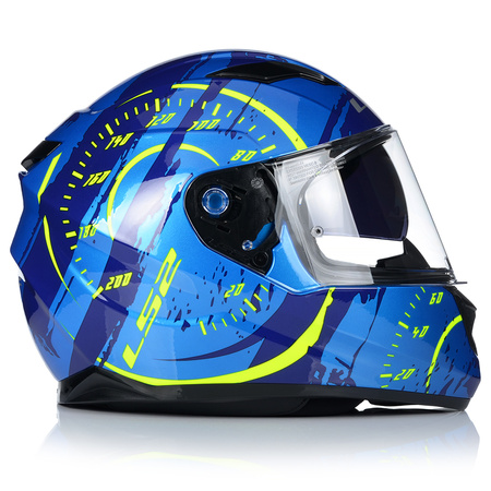 KASK MOTOCYKLOWY INTEGRALNY LS2 FF320 TACHO  + BLENDA