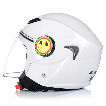 KASK MOTOCYKLOWY OTWARTY DLA DZIECI LS2 OF602 FUNNY NA SKUTER MOTOR ECE22-05