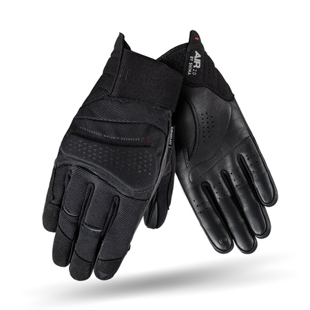 RĘKAWICE MOTOCYKLOWE SHIMA AIR 2.0 MEN CZARNE KRÓTKIE MIEJSKIE + GRATISY