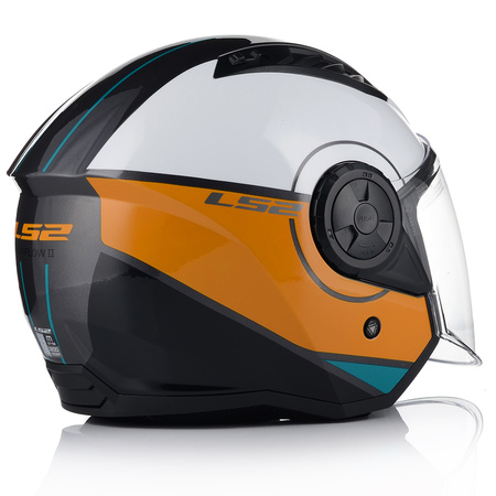 OTWARTY KASK MOTOCYKLOWY LS2 OF616 AIRFLOW II COVER LEKKI NA SKUTER CHOPPER