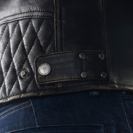 KURTKA MOTOCYKLOWA | REBELHORN HUNTER II | MĘSKA SKÓRZANA KLASYCZNA + GRATIS