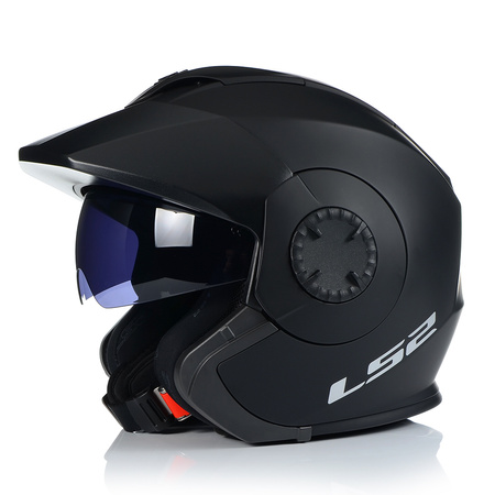 OTWARTY KASK MOTOCYKLOWY LS2 OF570 MAT 3w1 + DASZEK + SZYBA + BLENDA