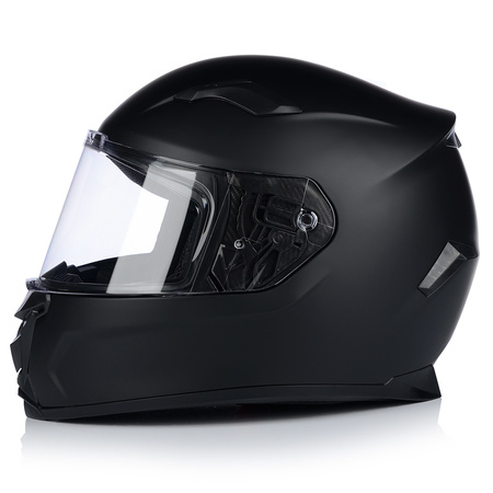 KASK MOTOCYKLOWY | VITO DUOMO MATT BLACK | INTEGRALNY CZARNY MATT