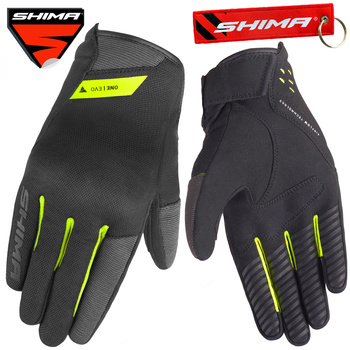 RĘKAWICE MOTOCYKLOWE | SHIMA ONE EVO | KRÓTKIE MIEJSKIE TEKSTYLNE + GRATISY