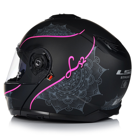 KASK MOTOCYKLOWY | LS2 FF908 STROBE II | SZCZĘKOWY SYSTEM PINLOCK + BLENDA