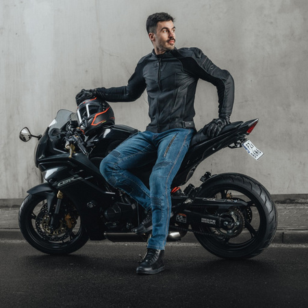 SPODNIE MOTOCYKLOWE | REBELHORN VANDAL DENIM | JEANSY MĘSKIE + GRATISY