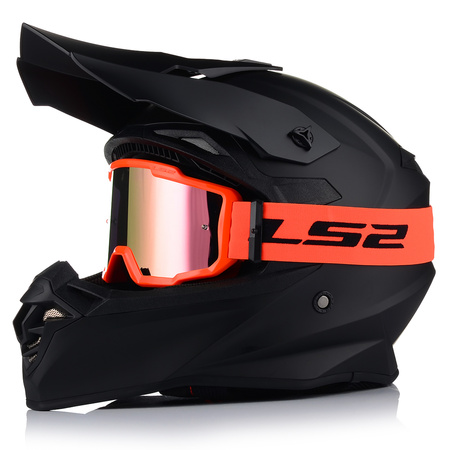 KASK MOTOCYKLOWY | VITO TIVOLI | OFF-ROAD ENDURO CROSS QUAD ATV + GOGLE LS2