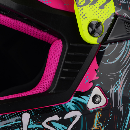 KASK MOTOCYKLOWY | LS2 MX708 FAST II + GOGLE | LEKKI ENDURO CROSS QUAD ATV