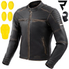 KURTKA MOTOCYKLOWA | REBELHORN HUNTER II | MĘSKA SKÓRZANA KLASYCZNA + GRATIS