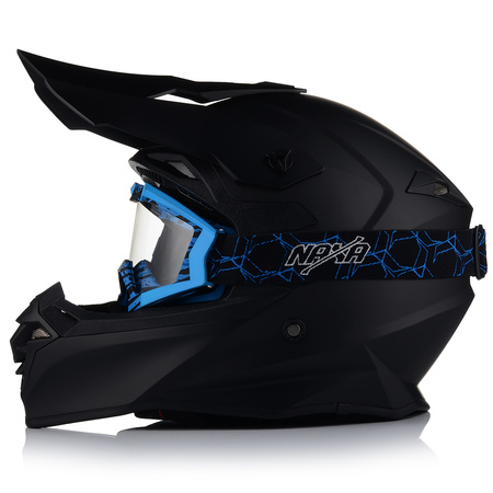 KASK MOTOCYKLOWY | VITO TIVOLI + GOGLE NAXA | OFF-ROAD ENDURO CROSS QUAD