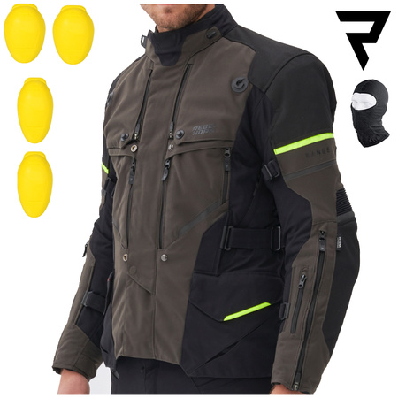 KURTKA MOTOCYKLOWA | REBELHORN RANGE | MĘSKA MEMBRANA OCIEPLINA + GRATISY