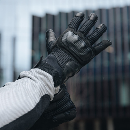 RĘKAWICE MOTOCYKLOWE | REBELHORN GAP III| MĘSKIE KRÓTKIE MIEJSKIE + GRATIS