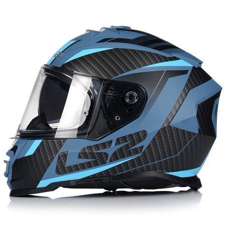 KASK MOTOCYKLOWY LS2 FF800 STORM II RACER + PINLOCK + BLENDA ECER 22.06