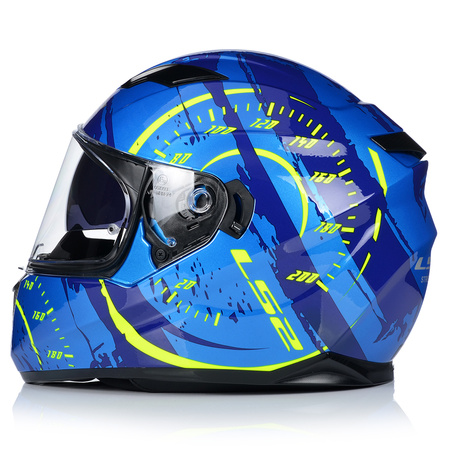 KASK MOTOCYKLOWY INTEGRALNY LS2 FF320 TACHO  + BLENDA