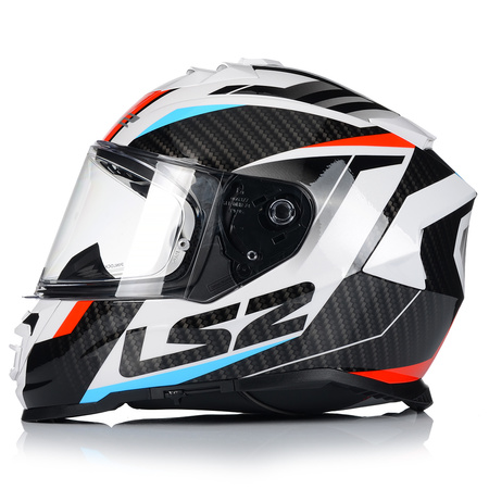 KASK MOTOCYKLOWY LS2 FF800 STORM II RACER + PINLOCK + BLENDA ECER 22.06