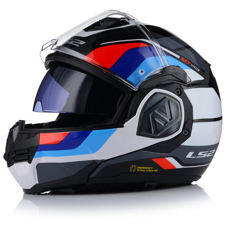 KASK LS2 FF906 ADVANT SPORT BLACK BLUE RED 06