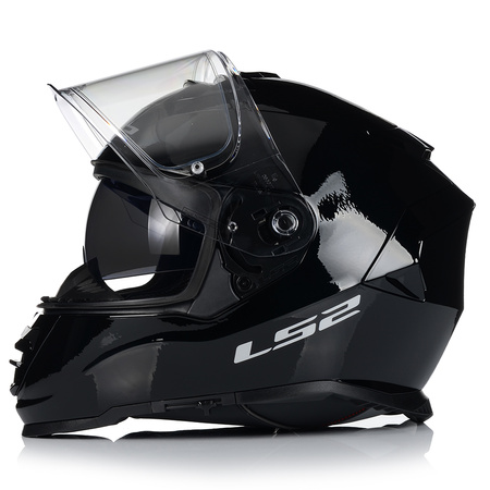 KASK MOTOCYKLOWY LS2 FF800 STORM II SOLID + PINLOCK + BLENDA ECER 22.06