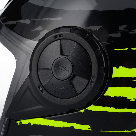 OTWARTY KASK MOTOCYKLOWY LS2 OF616 AIRFLOW II BRUSH LEKKI NA SKUTER CHOPPER