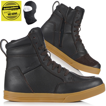 BUTY MOTOCYKLOWE | SHIMA BLAKE BROWN | KRÓTKIE MĘSKIE TRAMPKI + GRATISY
