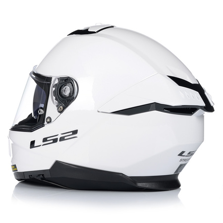 KASK MOTOCYKLOWY LS2 FF808 STREAM II SOLID KEVLAR SYSTEM PINLOCK + BLENDA 