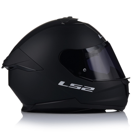 KASK MOTOCYKLOWY LS2 FF808 STREAM II CZARNY MAT BLENDA + PRZYCIEMNIANA SZYBA