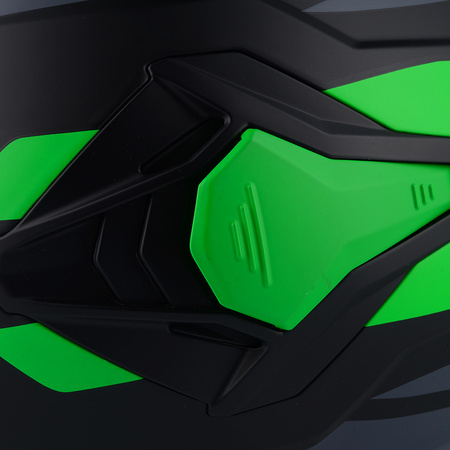 KASK MOTOCYKLOWY | VITO PRESTO GREEN | MATT SYSTEM PINLOCK + BLENDA ECE 06