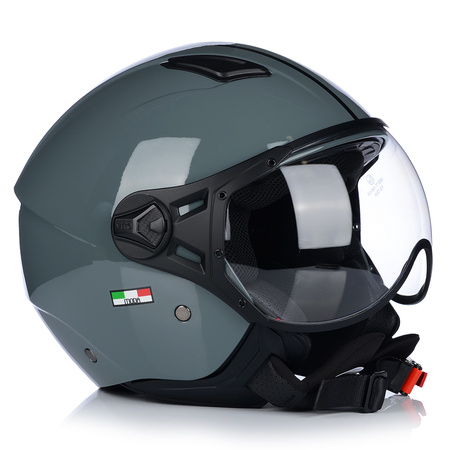 KASK MOTOCYKLOWY OTWARTY | VITO MODA NARDO GREY | SKUTER CHOPPER ECE 22.06
