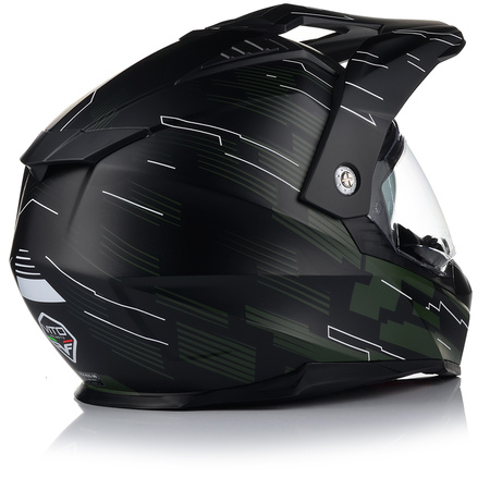 KASK MOTOCYKLOWY VITO MOLINO MAT ENDURO CROSS QUAD ATV + INTERKOM + BLENDA