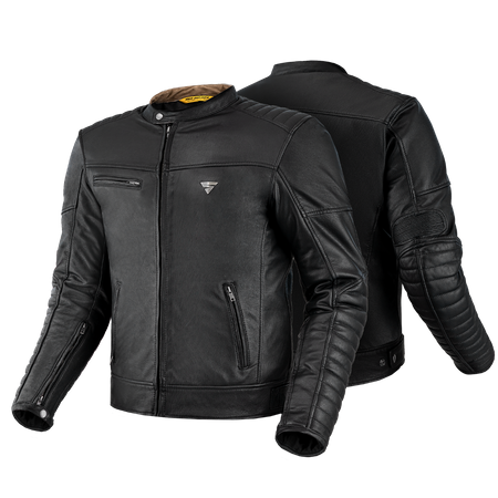 KURTKA MOTOCYKLOWA | SHIMA WINCHESTER 2.0 BLACK | MĘSKA SKÓRZANA + GRATIS