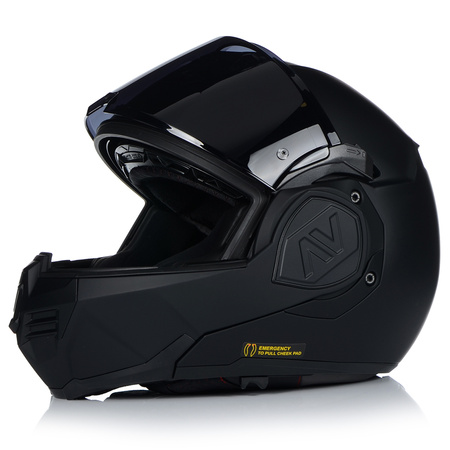  	KASK MOTOCYKLOWY | LS2 FF906 ADVANT NOIR | SZCZĘKOWY + PINLOCK + PLECAK