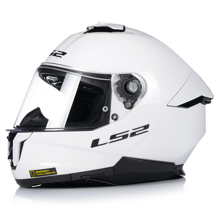 KASK MOTOCYKLOWY LS2 FF808 STREAM II SOLID KEVLAR SYSTEM PINLOCK + BLENDA 