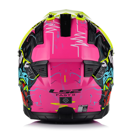 KASK MOTOCYKLOWY LS2 MX708 FAST II GORILLA LEKKI ENDURO CROSS QUAD ATV