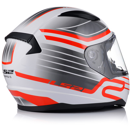 KASK MOTOCYKLOWY LS2 FF353 RAPID II CIRCUIT ECE 22.06 + LUSTRZANA SZYBA