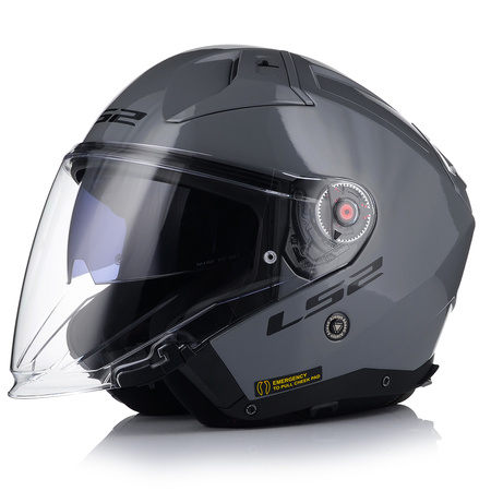 OTWARTY KASK MOTOCYKLOWY LS2 OF603 NARDO GREY + PINLOCK ANTYPARA + BLENDA