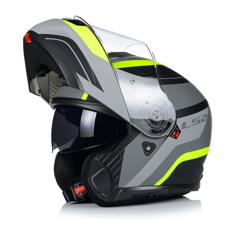 KASK MOTOCYKLOWY | LS2 FF908 STROBE II | SZCZĘKOWY SYSTEM PINLOCK + BLENDA