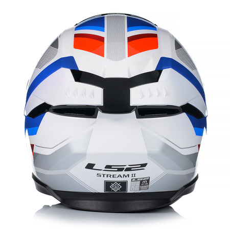 KASK MOTOCYKLOWY LS2 FF808 STREAM II VINTAGE KEVLAR SYSTEM PINLOCK + BLENDA