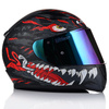 KASK MOTOCYKLOWY LS2 FF353 RAPID II KAIJU 06 + LUSTRZANKA TĘCZOWA SZYBA