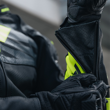 KURTKA MOTOCYKLOWA | REBELHORN VANDAL AIR BLACK | MĘSKA SKÓRZANA  + GRATISY 44