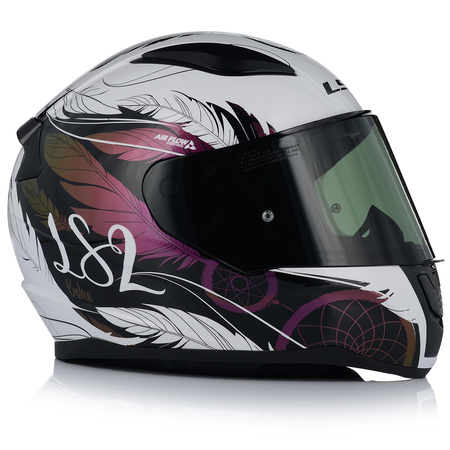 KASK MOTOCYKLOWY LS2 FF353 RAPID II BOHO DAMSKI 22.06 + PRZYCEMNIANA SZYBA