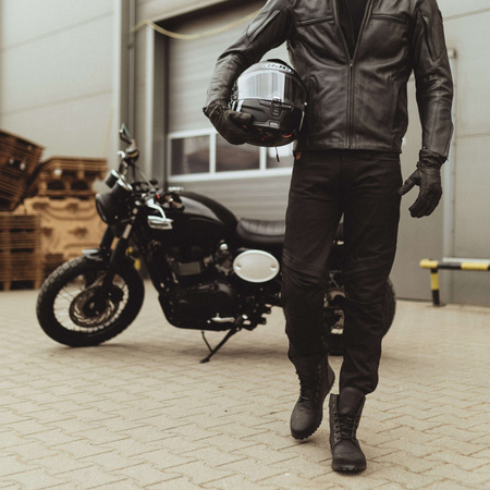 SPODNIE MOTOCYKLOWE | REBELHORN RAGE II | JEANSY MĘSKIE TAPERED + GRATISY