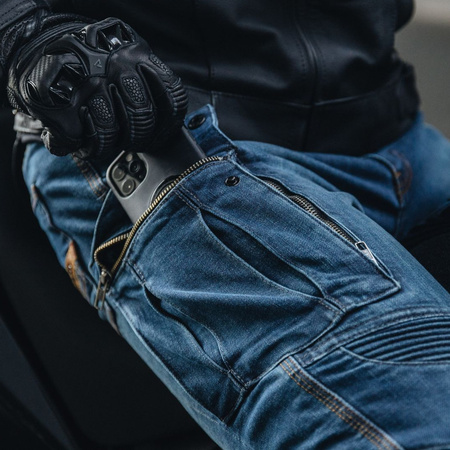 SPODNIE MOTOCYKLOWE | REBELHORN VANDAL DENIM | JEANSY MĘSKIE + GRATISY