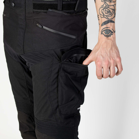 SPODNIE MOTOCYKLOWE | REBELHORN HARDY II | TEKSTYLNE MEMBRANA + GRATISY