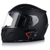 KASK MOTOCYKLOWY | VITO DUOMO | CZARNY MATT + INTERKOM VITO BLUETOOTH