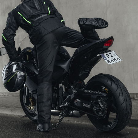 SPODNIE MOTOCYKLOWE | REBELHORN HIKER III | TEKSTYLNE WODOODPORNE + GRATISY