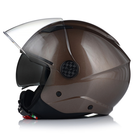 KASK MOTOCYKLOWY OTWARTY | VITO SARENTA | SKUTER CHOPPER ECE 22.06 + BLENDA
