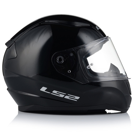 Kask motocyklowy LS2 FF353 RAPID II czarny połysk + interkom 1ST Bluetooth