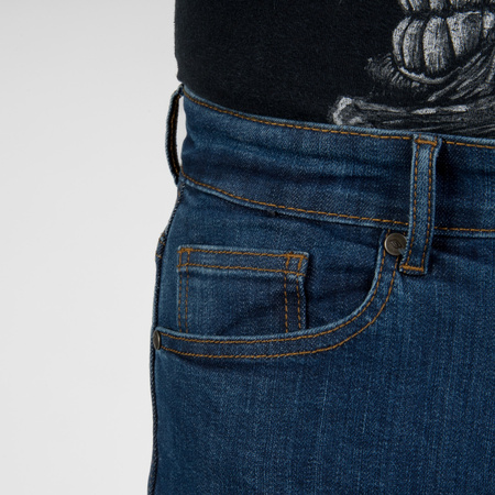 SPODNIE MOTOCYKLOWE | OZONE STRIKER SLIM FIT | MĘSKIE JEANSY BLUE + GRATIS